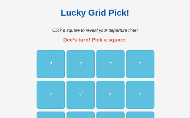 Screenshot of Lucky Grid